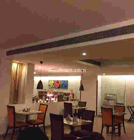 Interior of slounge - lemon tree hotel Chandigarh Industrial Area