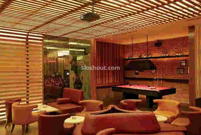 Interior of slounge - lemon tree hotel Electronic City