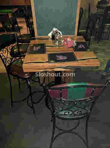 Interior of tap resto bar Juhu