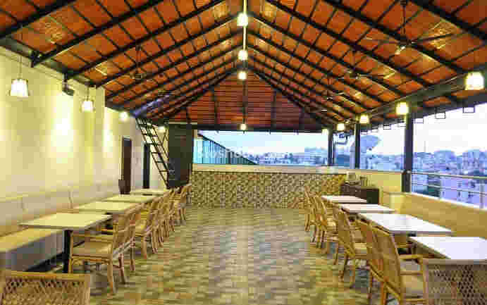 Interior of terrace lounge Bannerghatta Road