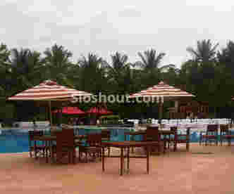 Interior of the aqua bar - golden palms hotel and spa Yeshwantpur
