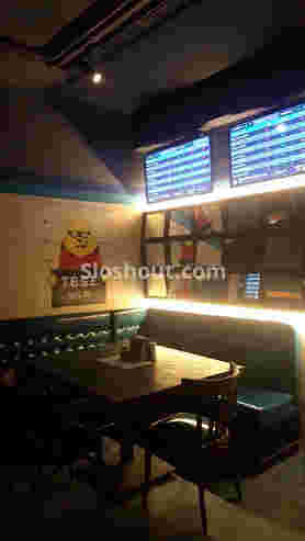 Interior of the bar stock exchange Dadar West