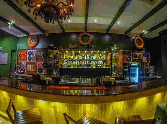 Interior of the dokk - community bar Dhole Patil Road