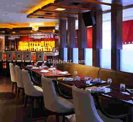 Interior of the fire ball - ramada hotel Raja Park