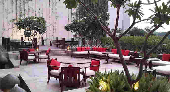 Interior of the fishbowl - hyatt pune  Kalyani Nagar