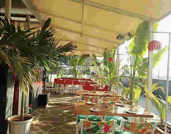 Interior of the fml lounge Kharadi