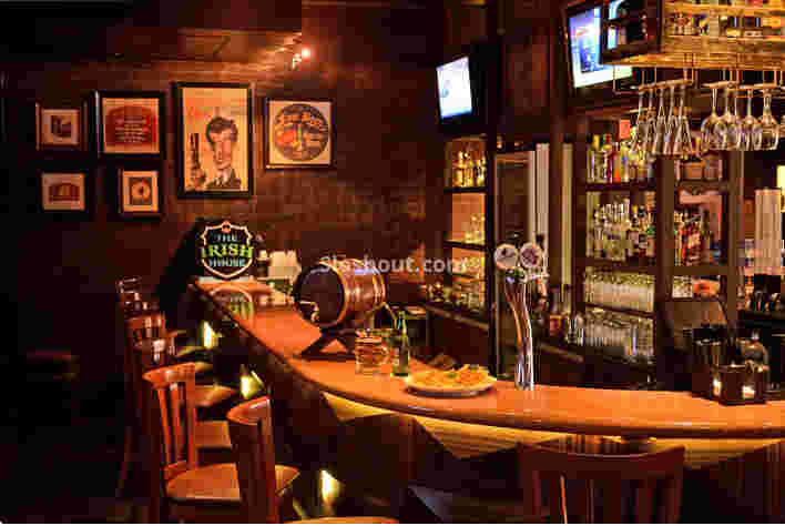 Interior of the irish house Lower Parel