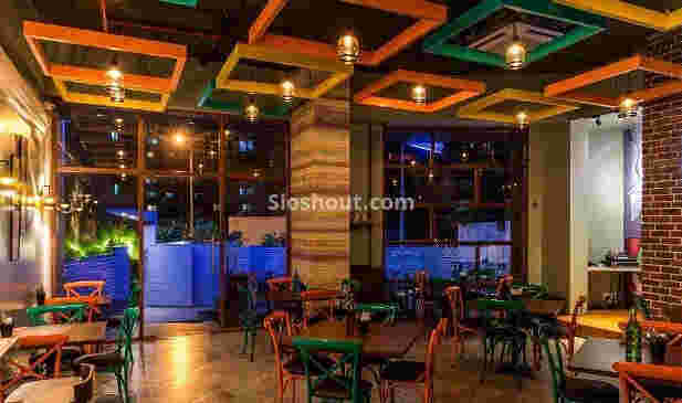 Interior of the poona canteen Baner