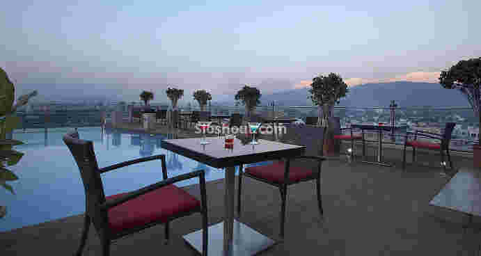 Interior of the roof top - yogi executive Vashi