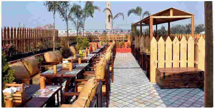 Interior of themis barbecue house Netaji Subhash Place