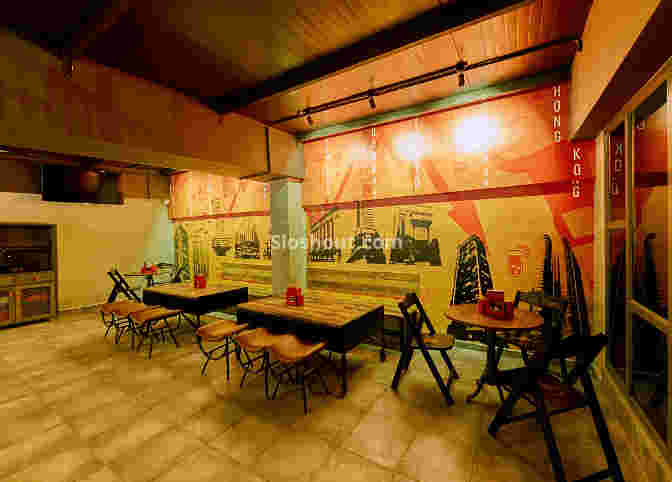 Interior of tipsy bull - the bar exchange Indiranagar