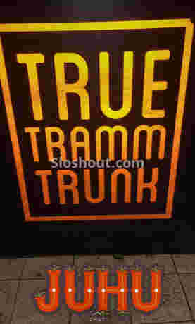 Interior of true tramm trunk Juhu