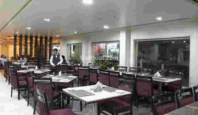 Interior of urvasi bar and restaurant - hotel urvashi Panjagutta