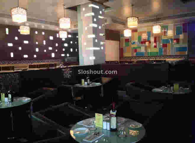 Interior of waves the bar and lounge Mira Road