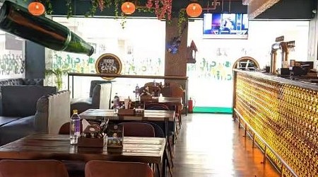 Bar Area at Cafe Beernation