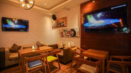 bar area at feel alive