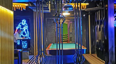 Bar Area at Vyrus Lounge