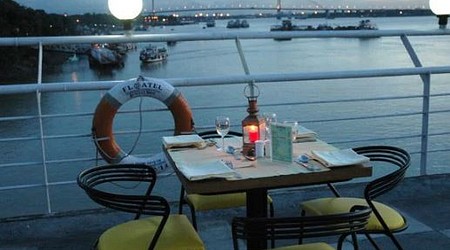 Birthday party at the anchorage bar - the floatel hotel Dalhousie BBD Bagh