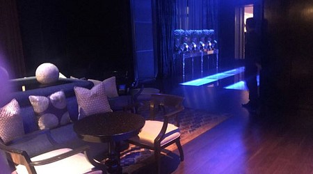 Bollywood Theme Party at library blu - the leela palace