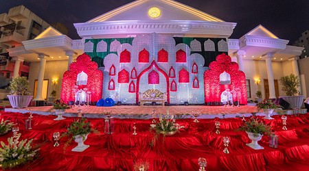 Interior Decor of Aisshwarya Banquet Hall