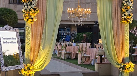 Pool side lawn By Bristol | Wedding Lawns in DLF Phase 1, Gurgaon