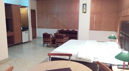 Interior of Hotel Queens Residency Sushant Lok