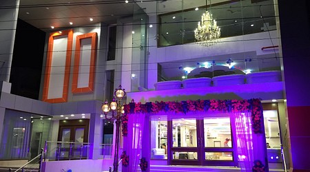 Interior of KD Grand Banquet Dwarka
