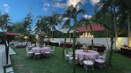 Outdoor Sitting Arrangement at Araya Bagh