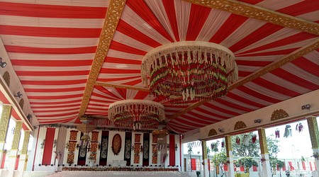 Outdoor Sitting Arrangement at Bageecha Banquet Hall