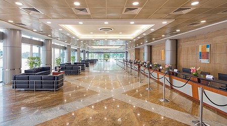 Outdoor Sitting Arrangement at Business Centre - Novotel