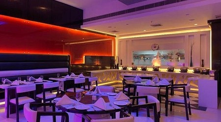 Outdoor Sitting Arrangement at Central Blue Stone