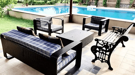 Outdoor Sitting Arrangement at Farmhouse 1108 GN
