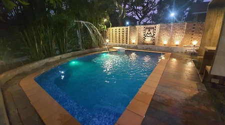 Outdoor Sitting Arrangement at Farmhouse 642 HYD