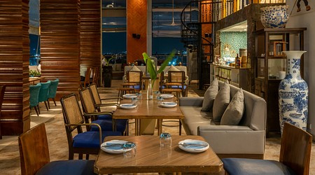Outdoor Sitting Arrangement at Ging - Royal Orchid Central