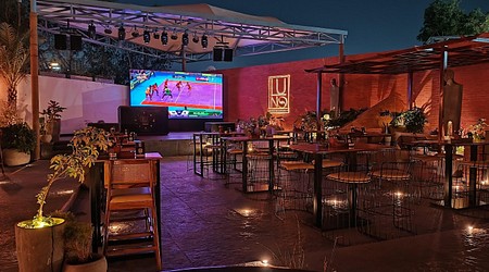Outdoor Sitting Arrangement at Luno - Lounge Bar & Kitchen