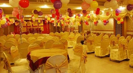 Outdoor Sitting Arrangement at Maharaja Residency & Banquet