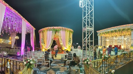 Outdoor Sitting Arrangement at Orchid Banquets And Gardens