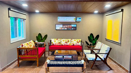 Outdoor Sitting Arrangement at Sukriti Farm