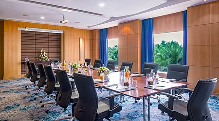 Outdoor Sitting Arrangement at VIP Meeting Room - Novotel