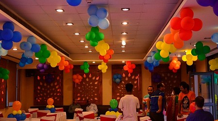 Seating Area of Essel Tower Club