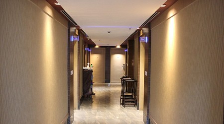 Seating Area of Hotel Swati Deluxe