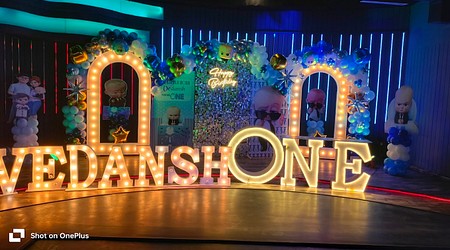 Seating Area of KN Balloon Decorators