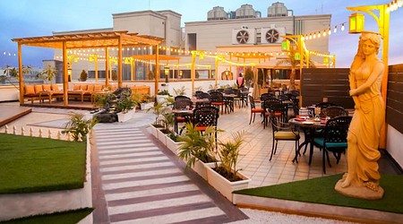 Seating Area of Noon Mirch