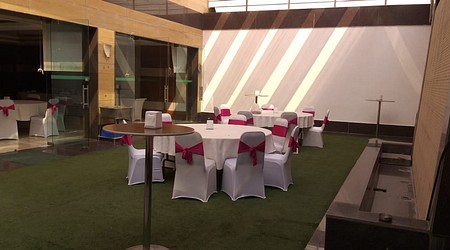 Seating Area of Stately Suites