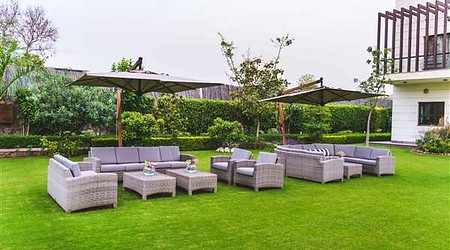 Seating Area of Villa Serenity