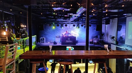 Terrace Area at Amnesia Lounge Bar