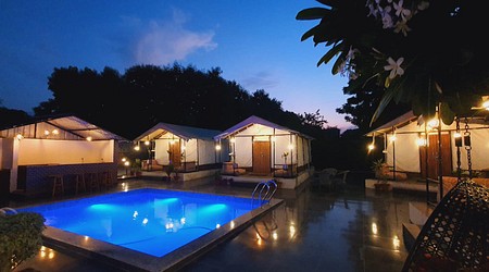 Terrace Area at Farmhouse 3232