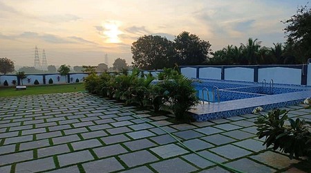 Terrace Area at Farmhouse 4545