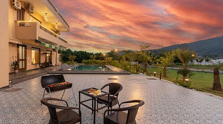 Terrace Area at Farmhouse 7496