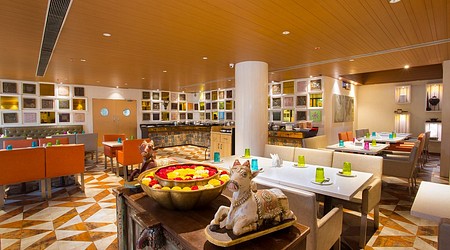 Terrace Area at Fountain Tree by TGI